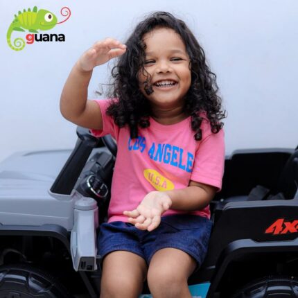 Los Angeles USA Unisex Kids T-Shirt- Pink