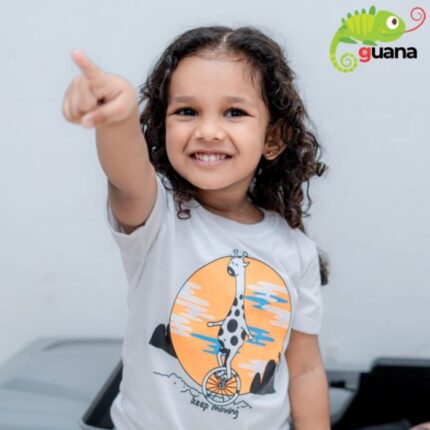 Keep Moving - Unisex Kids T-Shirt - White