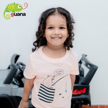 Let’s Take It Easy - Unisex Kids T-Shirt - Peach