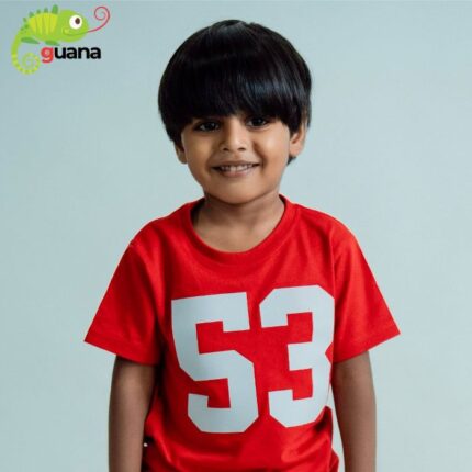 53 - Unisex Kids T-Shirt - Red