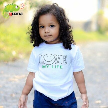 I Love My Life - Unisex Kids T-shirt - White