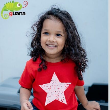 Star - Unisex Kids T-Shirt - Red