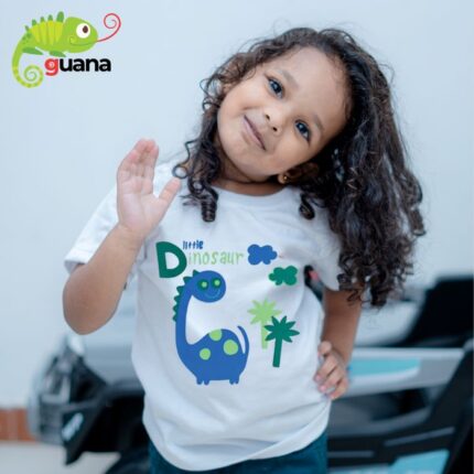 Little Dinosaur - Unisex Kids T-Shirt - White