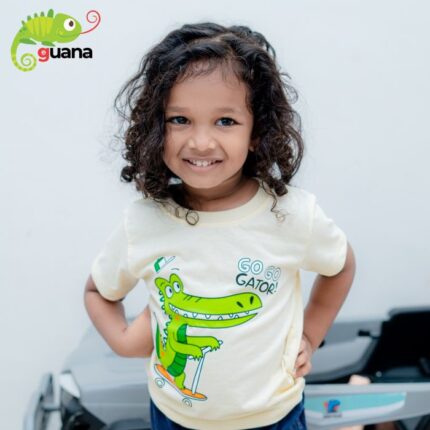 Go Go Gator - Unisex Kids T-Shirt - Ivory