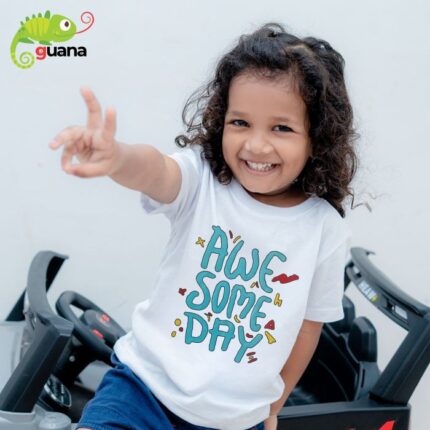 Awesome Day - Unisex Kids T-Shirt - White