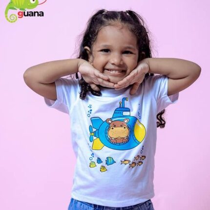 Hippo Submarine unisex kids T-Shirt