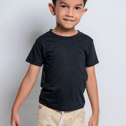 Plain T Shirt - Unisex Kids T-Shirt - Black