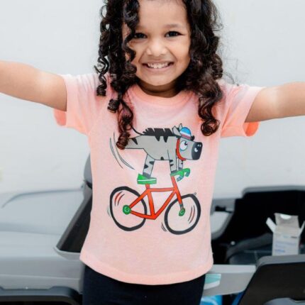 Bicycle Rider unisex kids t-shirt
